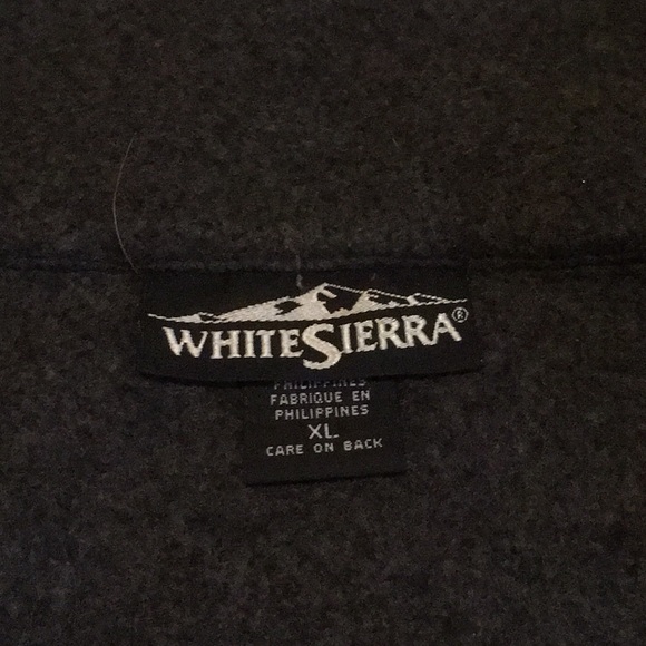 White Sierra Full-Zip Vest, Charcoal Grey, XL - Picture 2 of 3